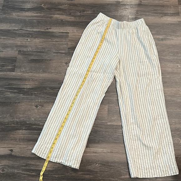 Abercrombie linen blend Ultra high rise pant - Picture 2 of 6